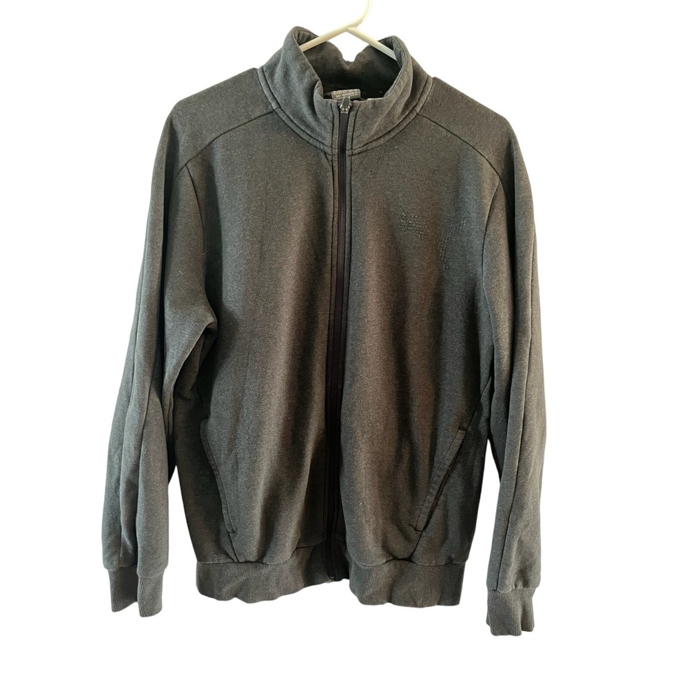 Puma Men's Full Zip Sweatshirt Jacket Gray Size M 48/50